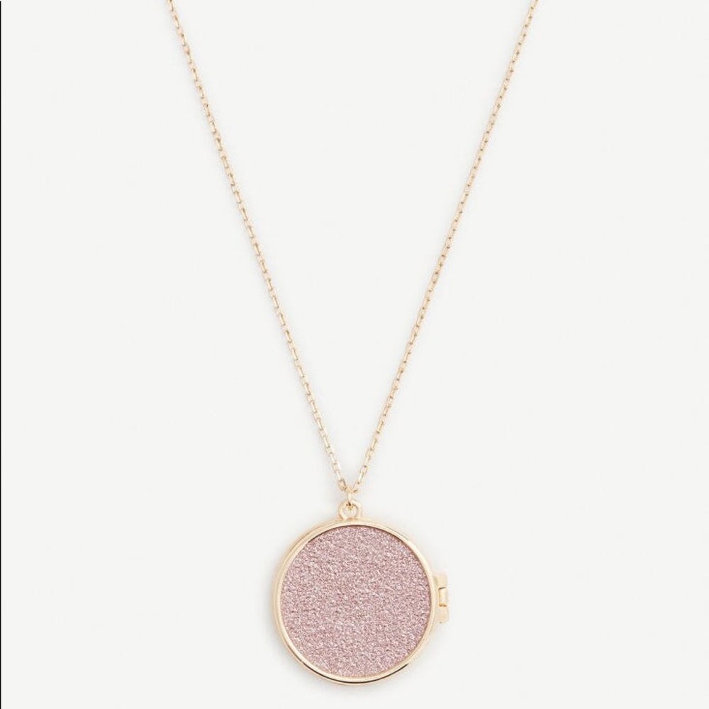 Ann Taylor Glitter Locket Pendant